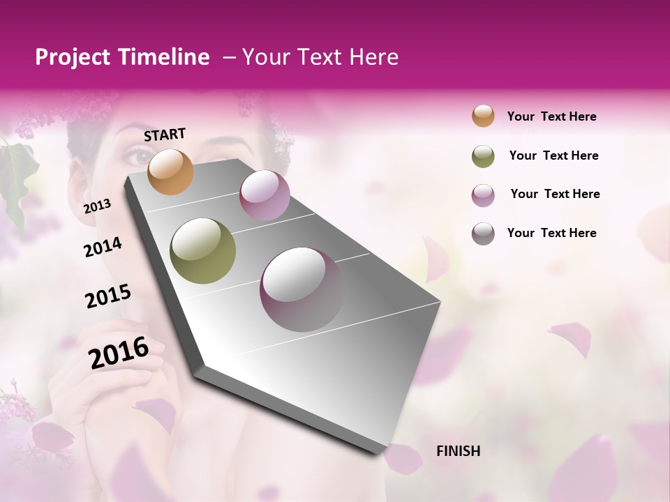 Attractive Female Natural PowerPoint Template