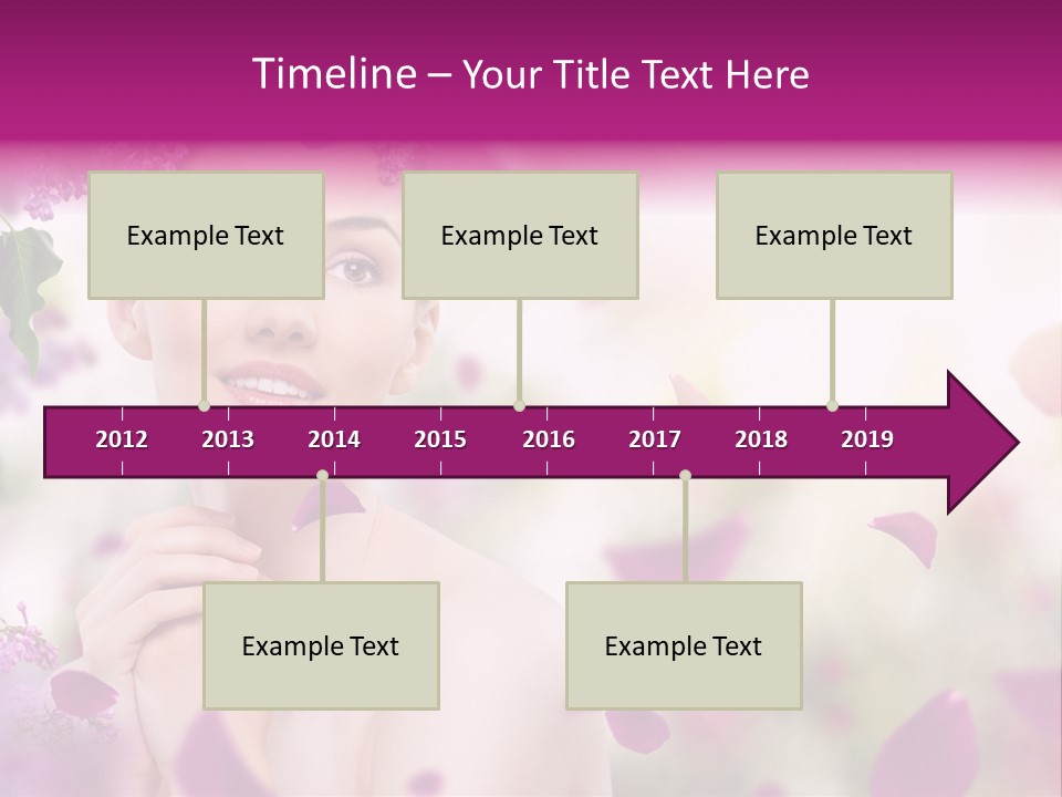 Attractive Female Natural PowerPoint Template