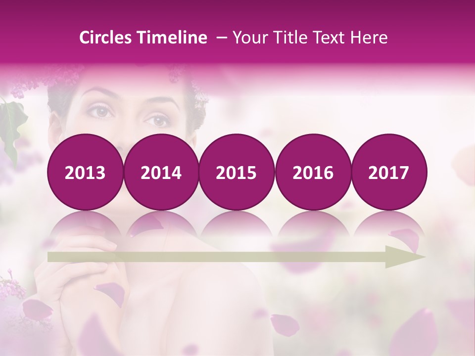Attractive Female Natural PowerPoint Template