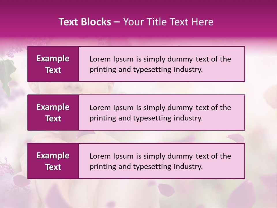 Attractive Female Natural PowerPoint Template