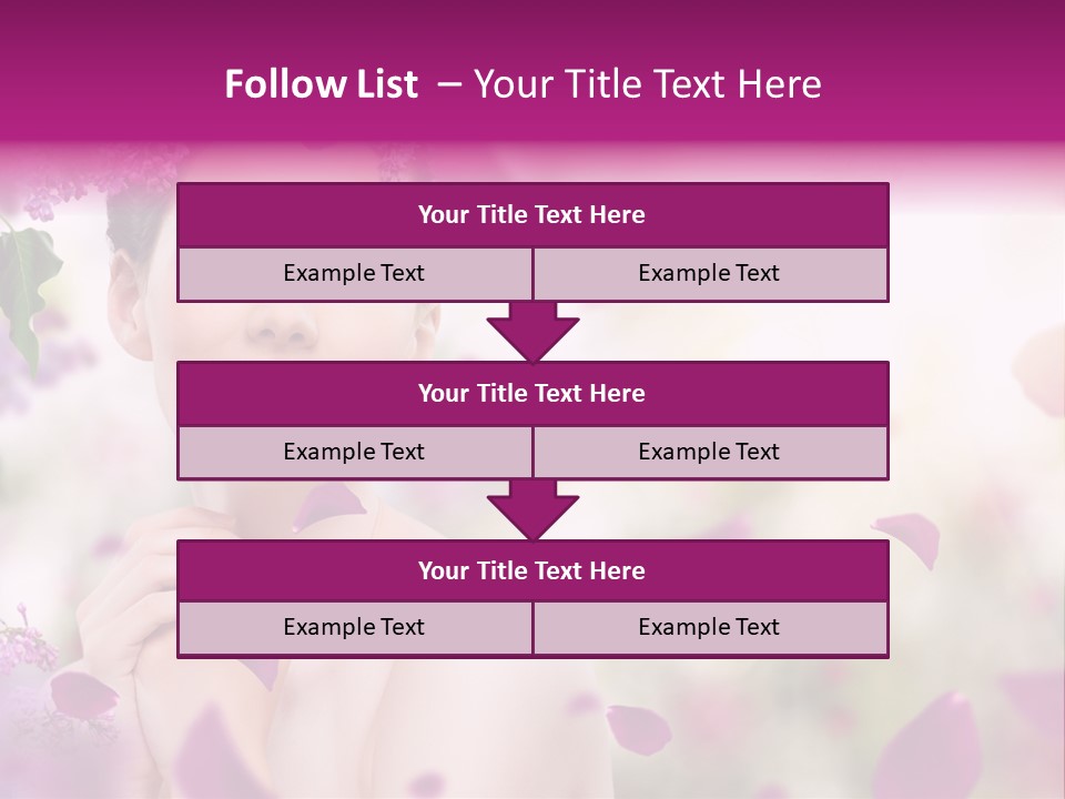 Attractive Female Natural PowerPoint Template