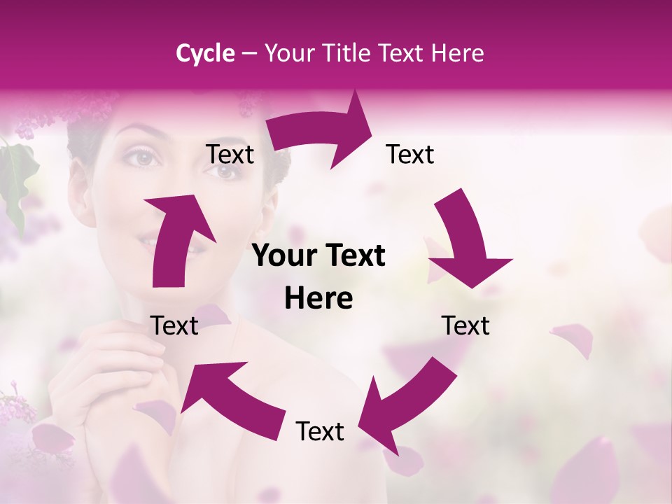 Attractive Female Natural PowerPoint Template