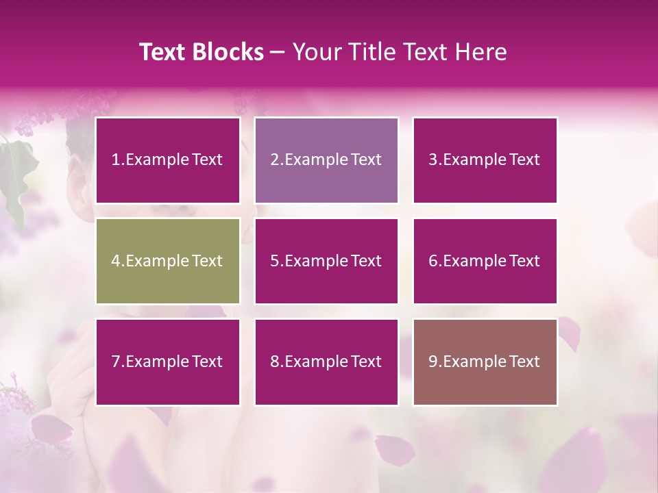 Attractive Female Natural PowerPoint Template