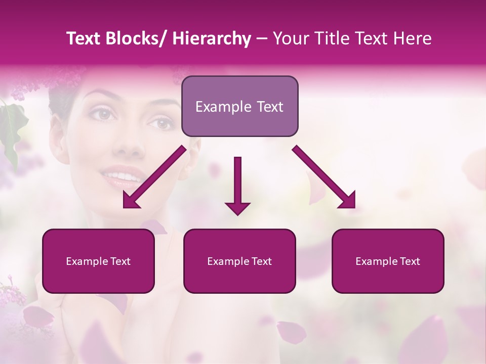 Attractive Female Natural PowerPoint Template