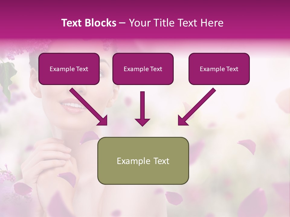 Attractive Female Natural PowerPoint Template
