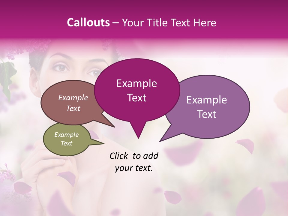 Attractive Female Natural PowerPoint Template