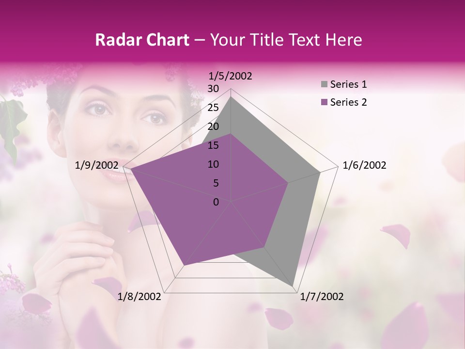 Attractive Female Natural PowerPoint Template