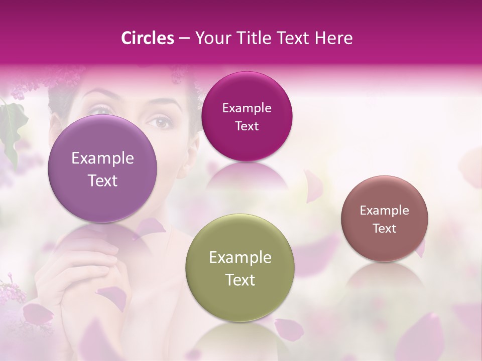 Attractive Female Natural PowerPoint Template
