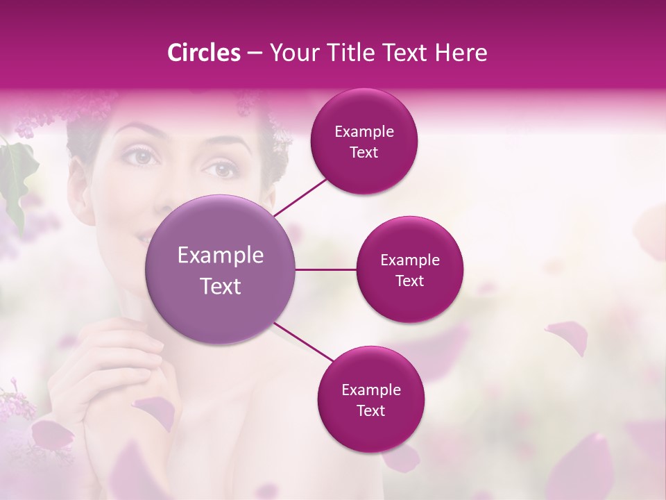 Attractive Female Natural PowerPoint Template