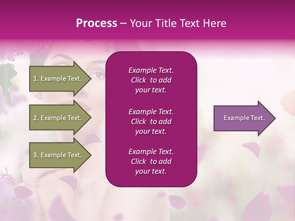 Attractive Female Natural PowerPoint Template