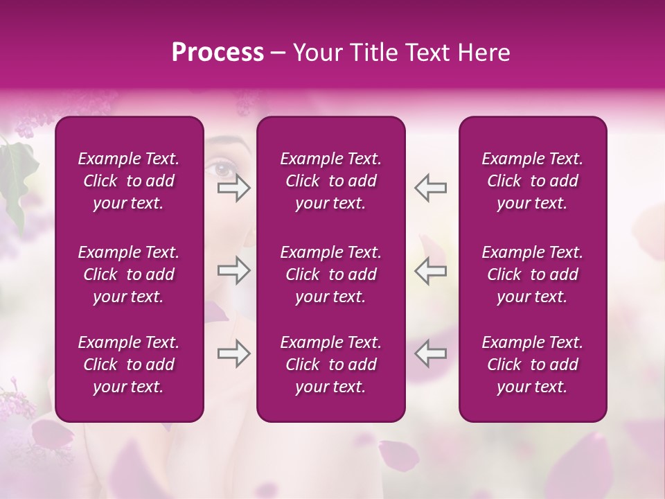 Attractive Female Natural PowerPoint Template