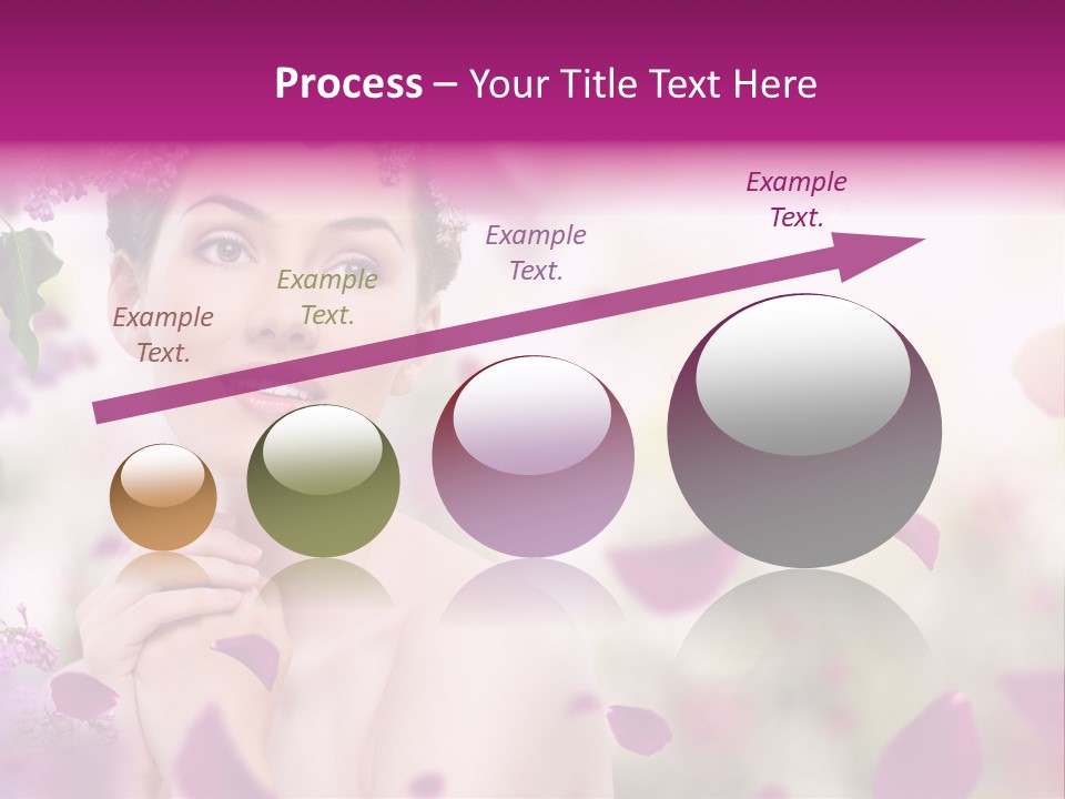 Attractive Female Natural PowerPoint Template