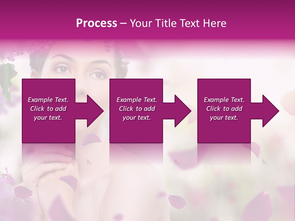 Attractive Female Natural PowerPoint Template