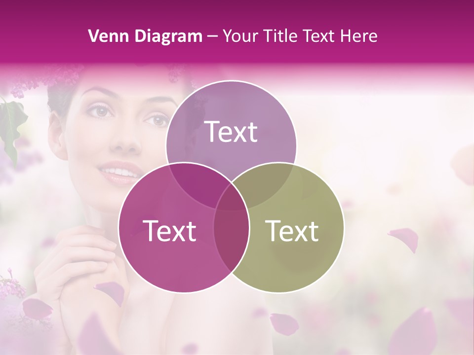 Attractive Female Natural PowerPoint Template