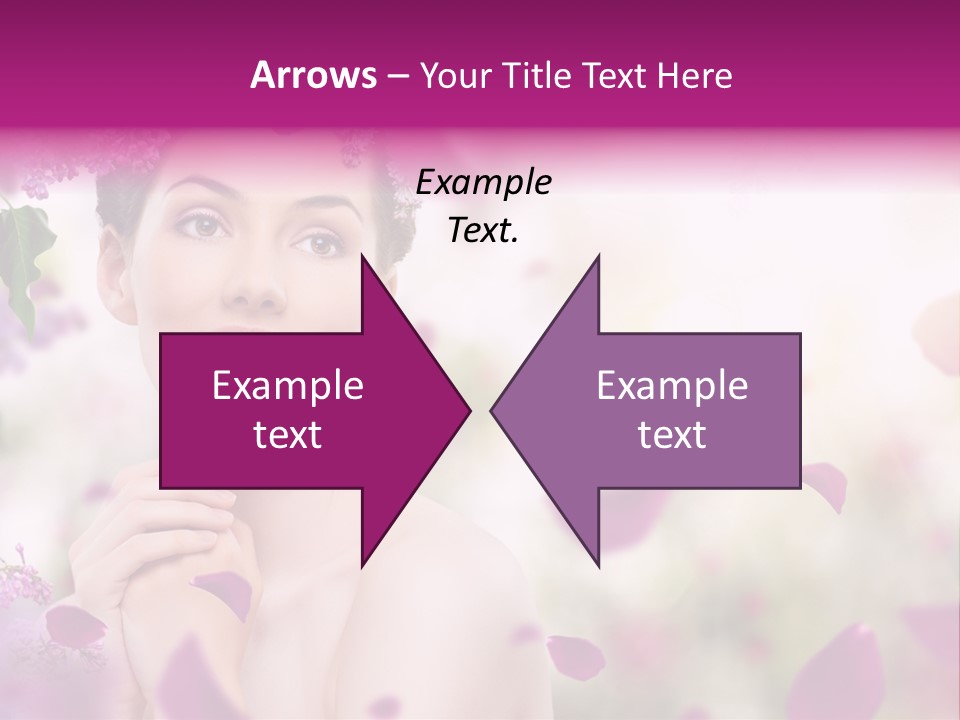 Attractive Female Natural PowerPoint Template