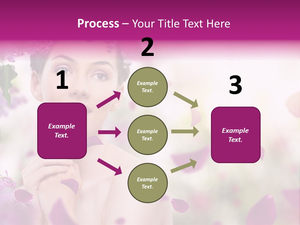 Attractive Female Natural PowerPoint Template