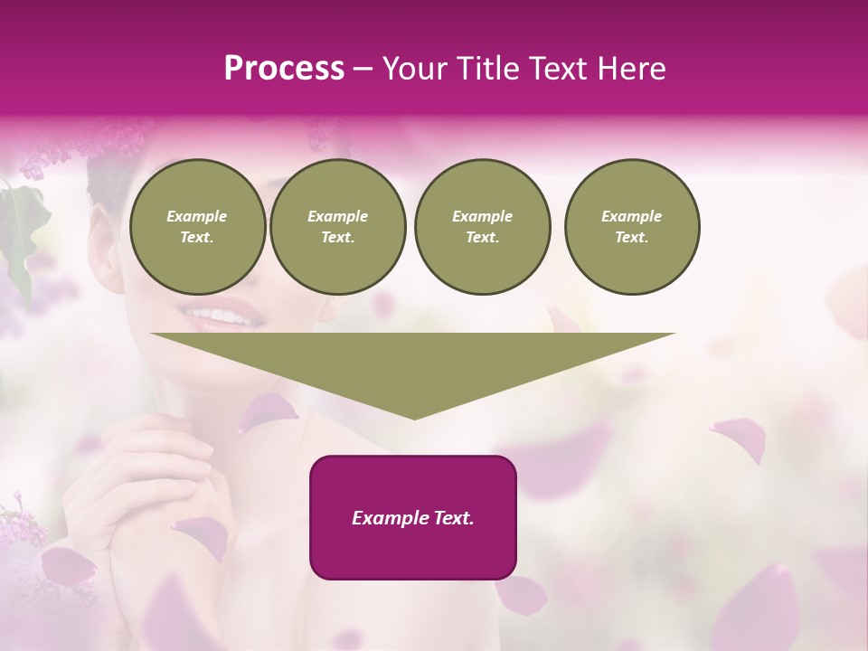 Attractive Female Natural PowerPoint Template