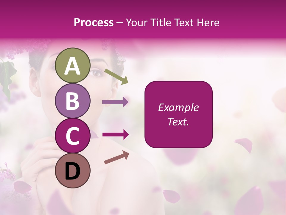 Attractive Female Natural PowerPoint Template