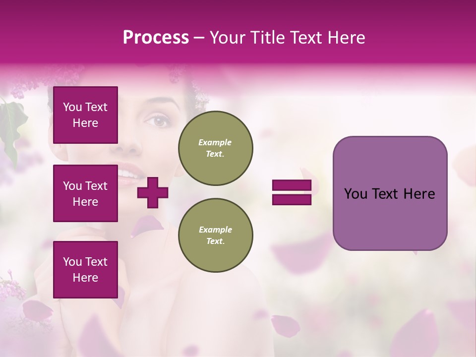 Attractive Female Natural PowerPoint Template