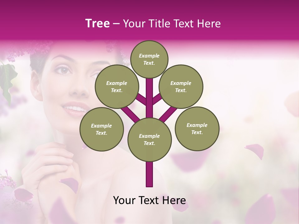 Attractive Female Natural PowerPoint Template
