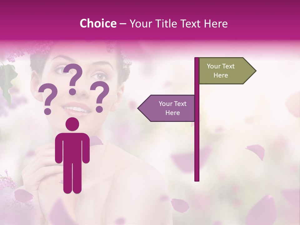 Attractive Female Natural PowerPoint Template