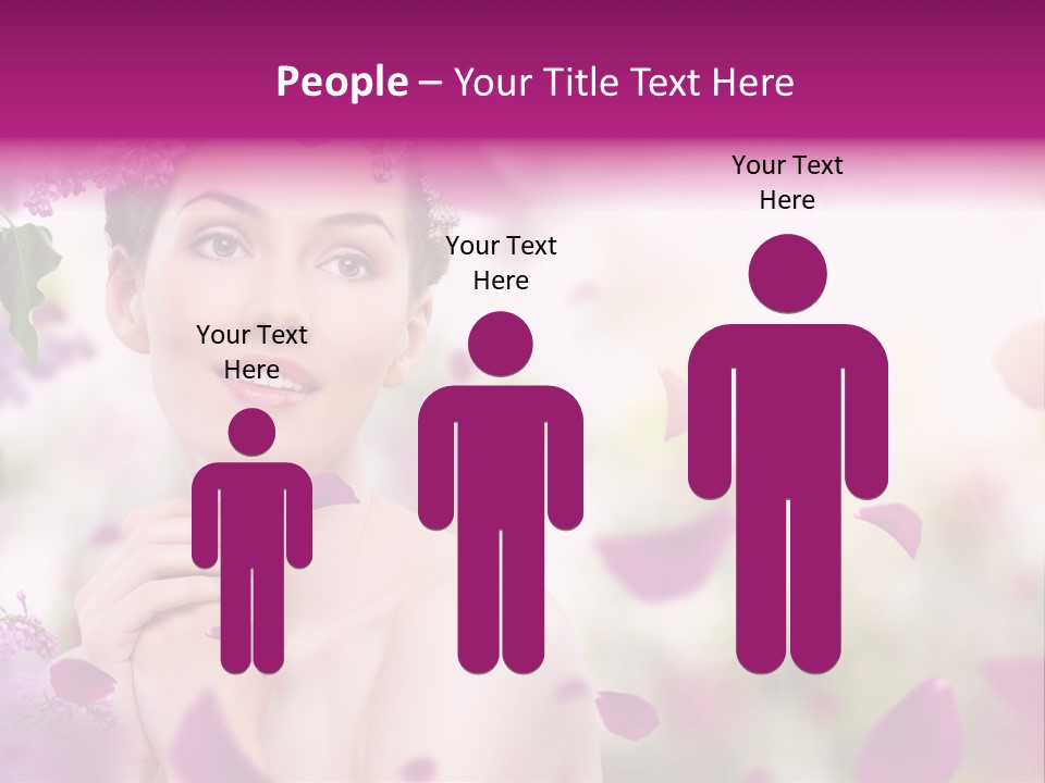 Attractive Female Natural PowerPoint Template