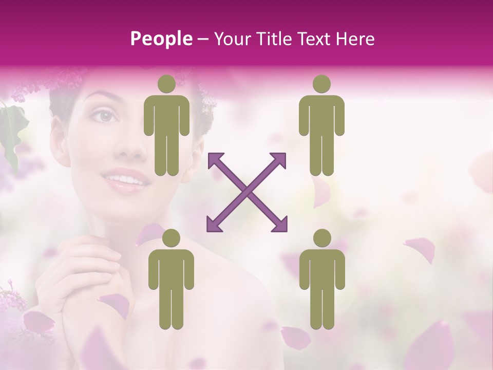 Attractive Female Natural PowerPoint Template