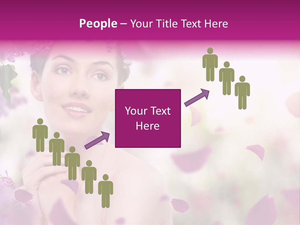 Attractive Female Natural PowerPoint Template