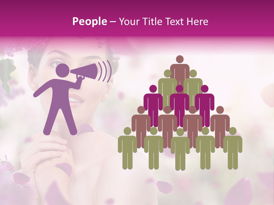 Attractive Female Natural PowerPoint Template