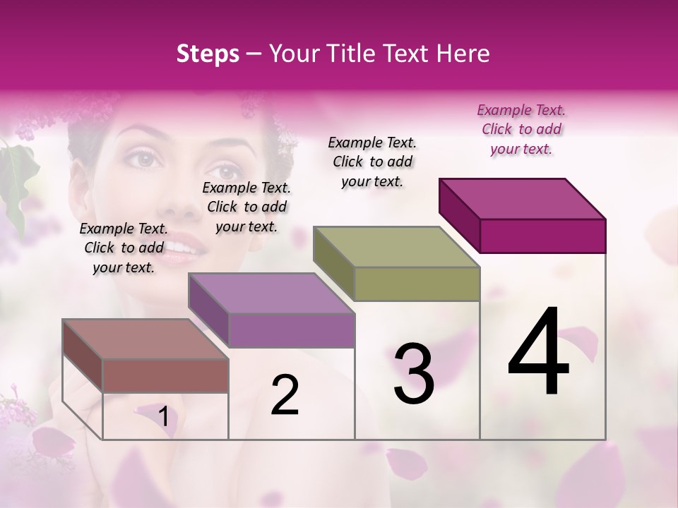 Attractive Female Natural PowerPoint Template