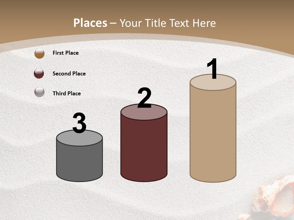 Warm Frame Shore PowerPoint Template
