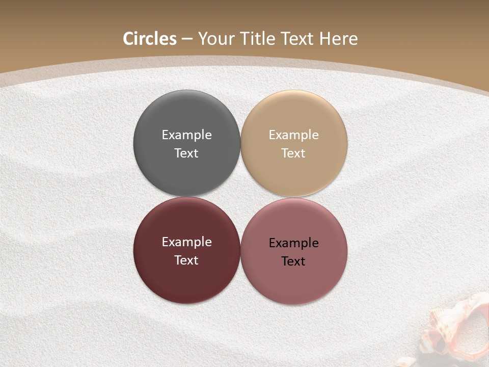 Warm Frame Shore PowerPoint Template