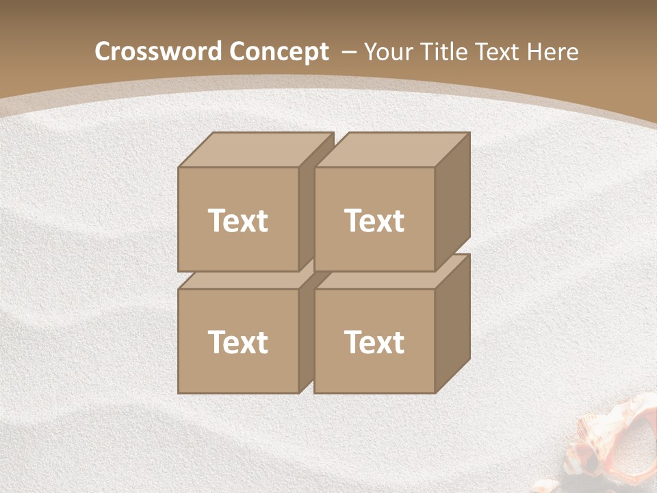 Warm Frame Shore PowerPoint Template