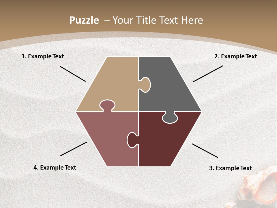 Warm Frame Shore PowerPoint Template