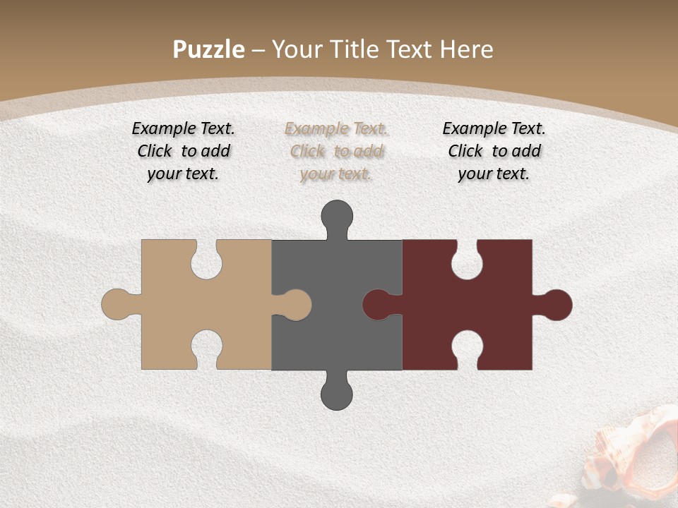 Warm Frame Shore PowerPoint Template