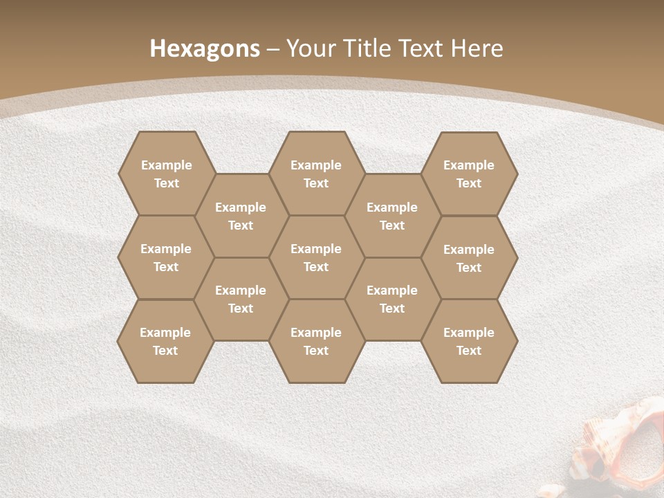 Warm Frame Shore PowerPoint Template