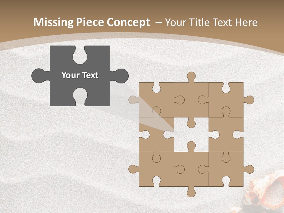 Warm Frame Shore PowerPoint Template