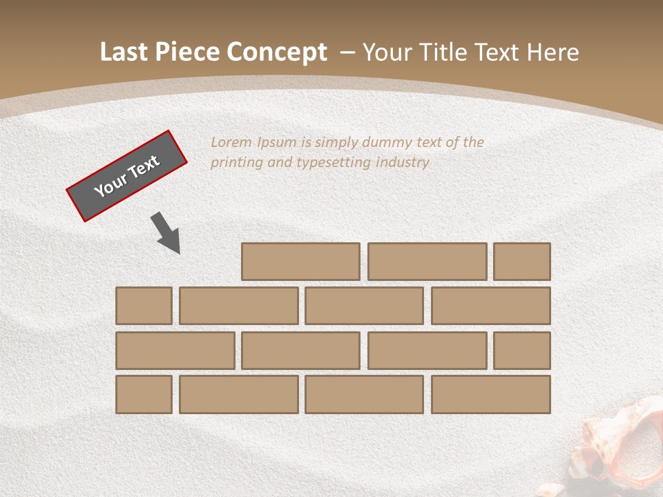 Warm Frame Shore PowerPoint Template