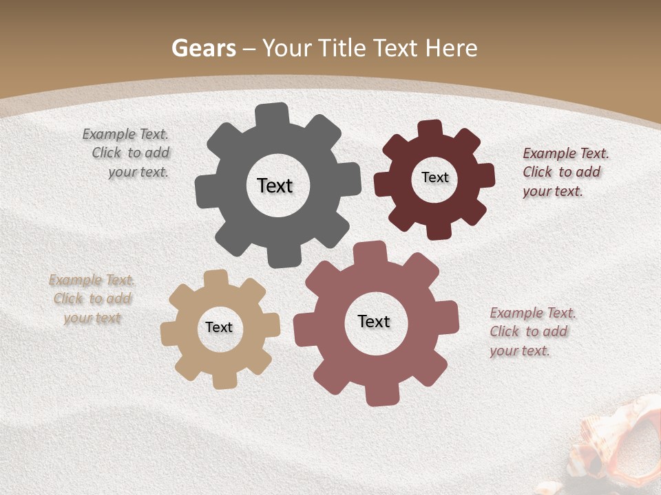 Warm Frame Shore PowerPoint Template