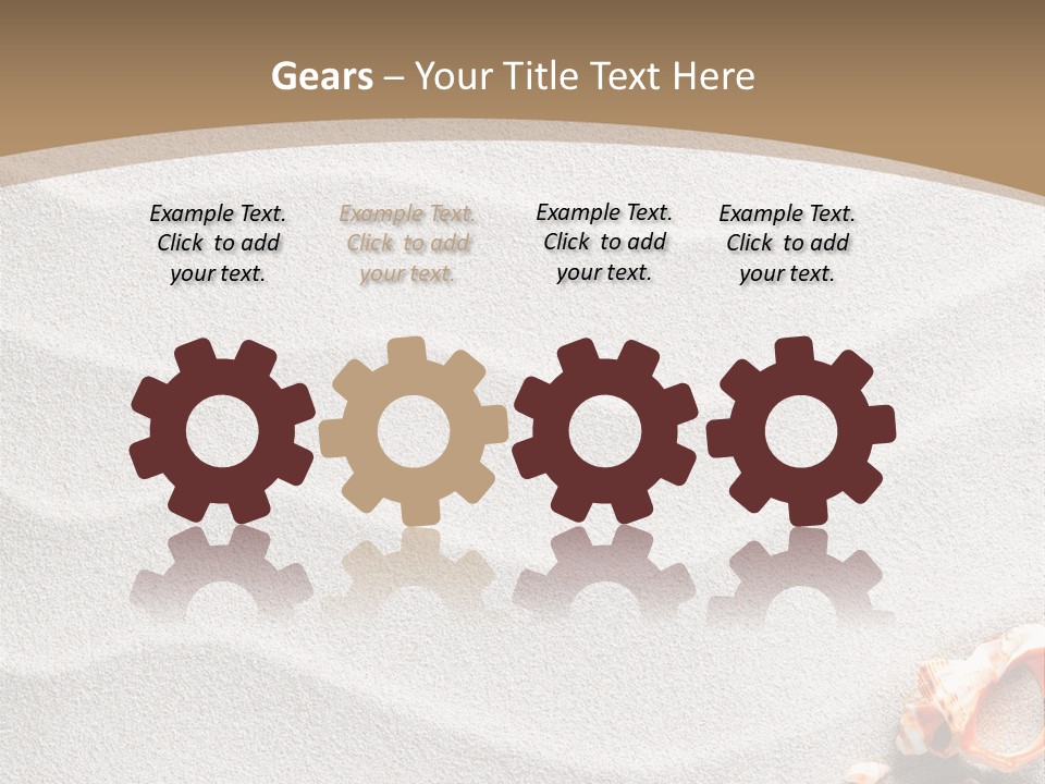 Warm Frame Shore PowerPoint Template