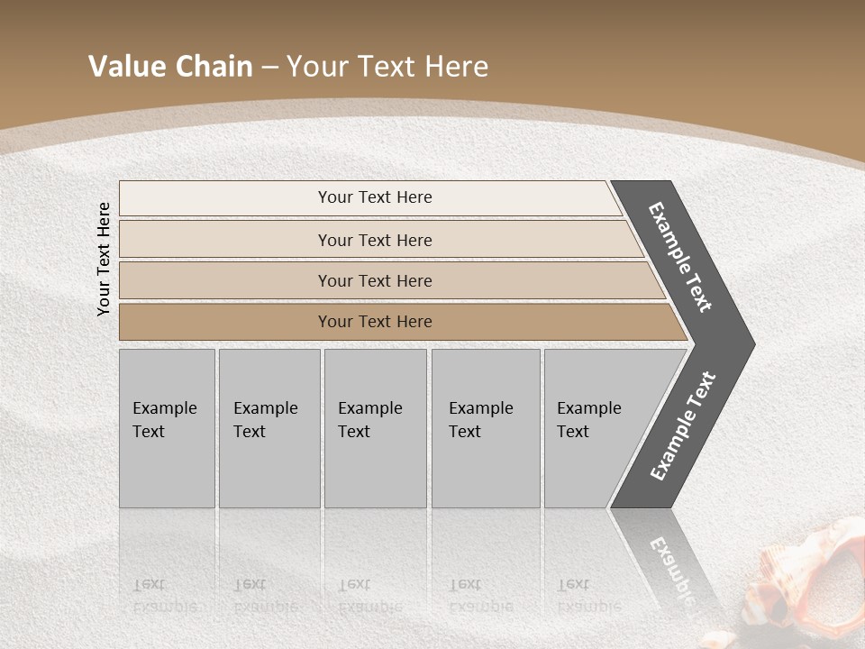 Warm Frame Shore PowerPoint Template