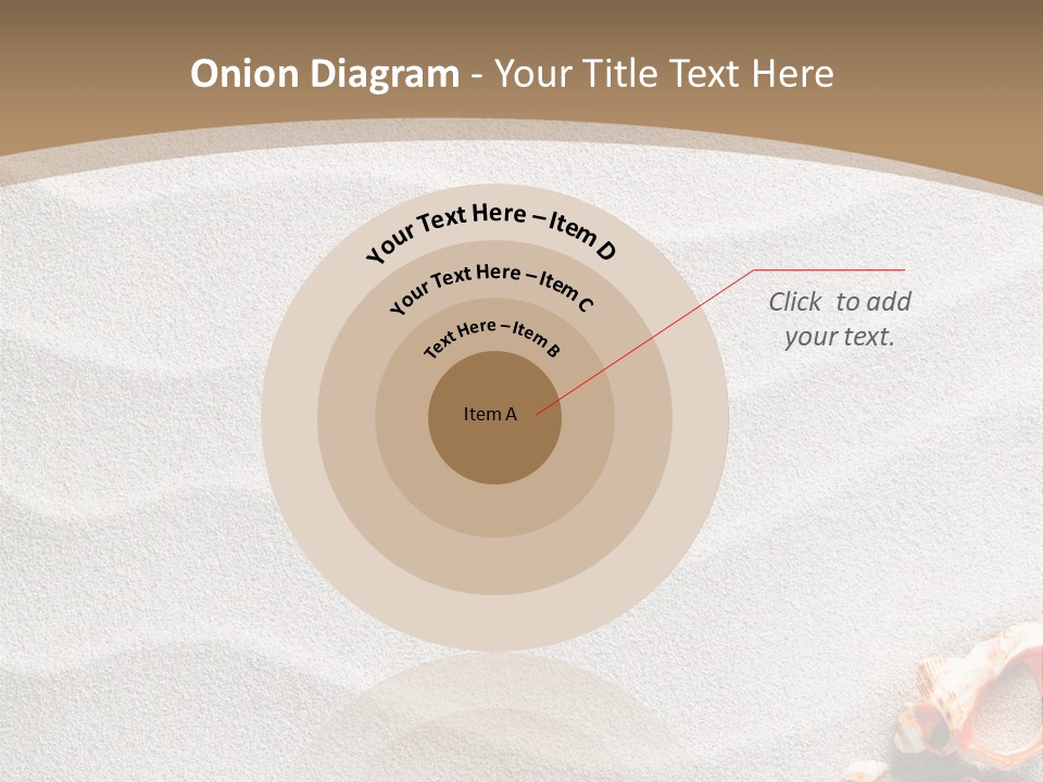 Warm Frame Shore PowerPoint Template