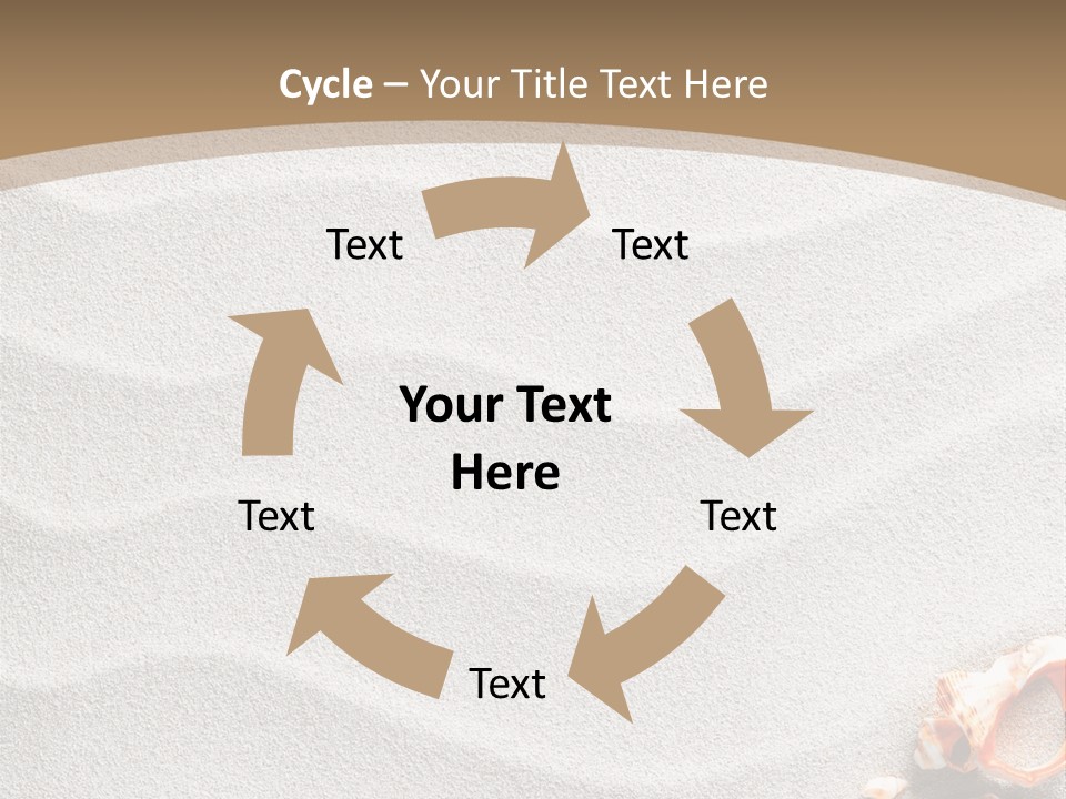 Warm Frame Shore PowerPoint Template