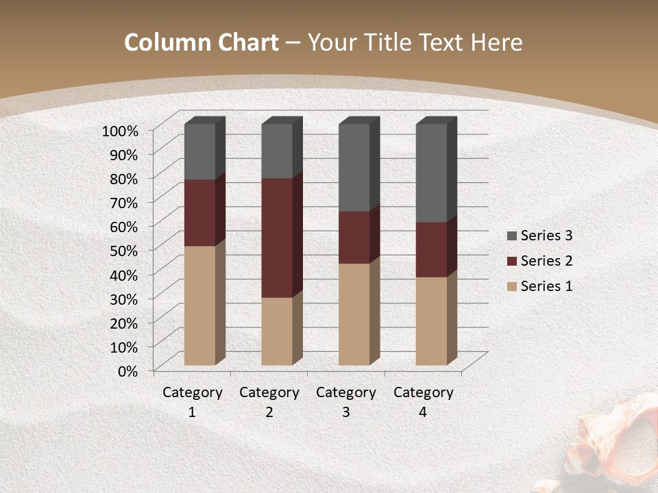 Warm Frame Shore PowerPoint Template