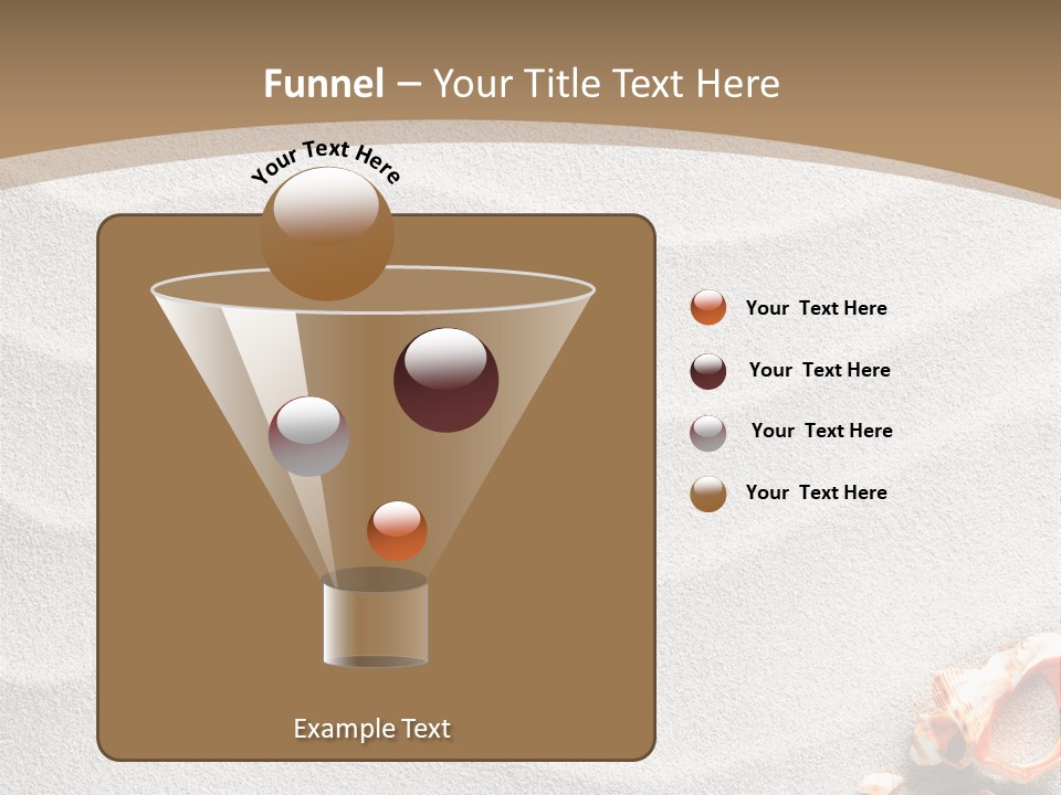 Warm Frame Shore PowerPoint Template