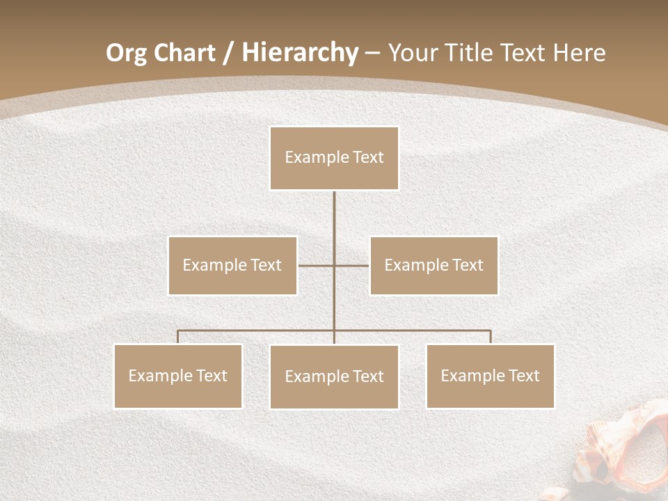 Warm Frame Shore PowerPoint Template