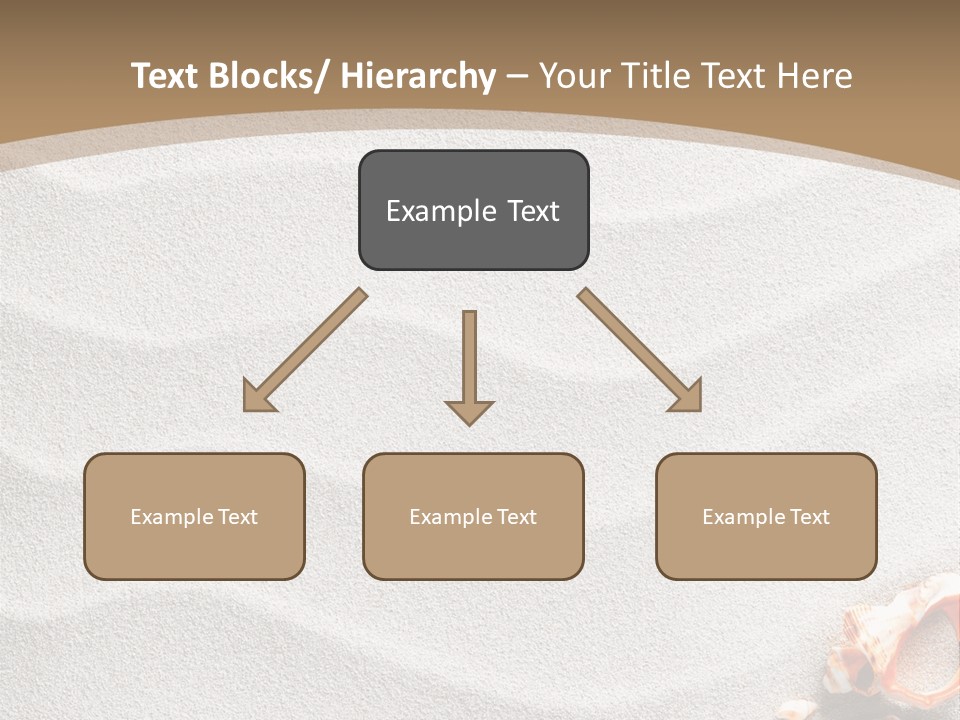 Warm Frame Shore PowerPoint Template