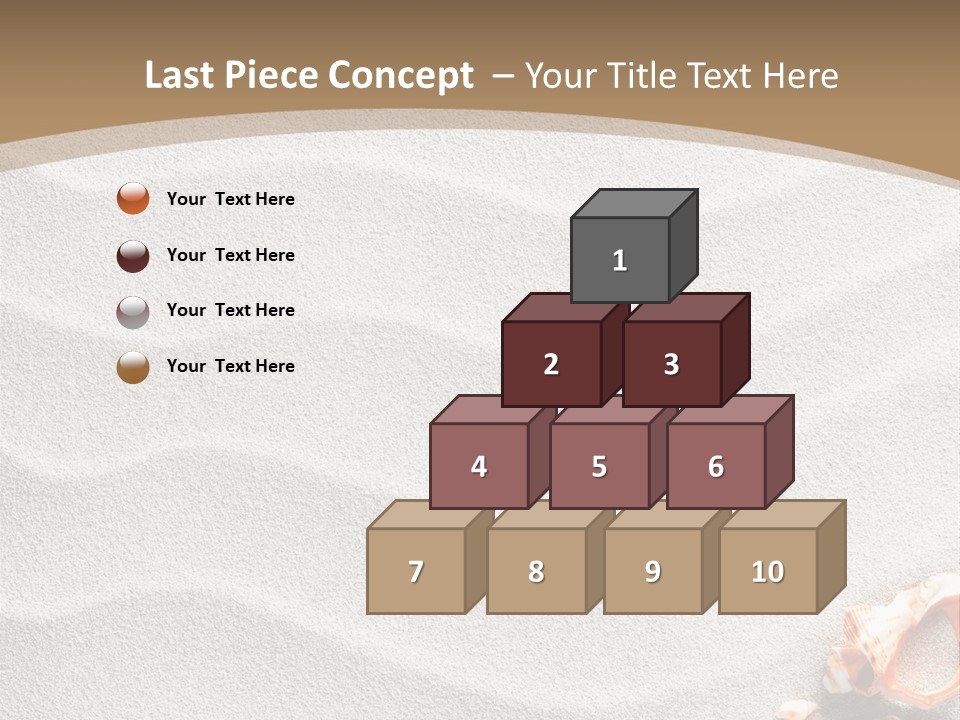 Warm Frame Shore PowerPoint Template