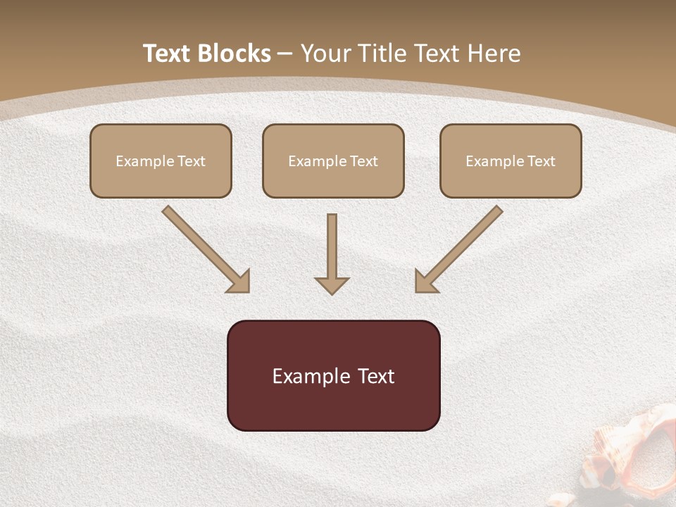 Warm Frame Shore PowerPoint Template