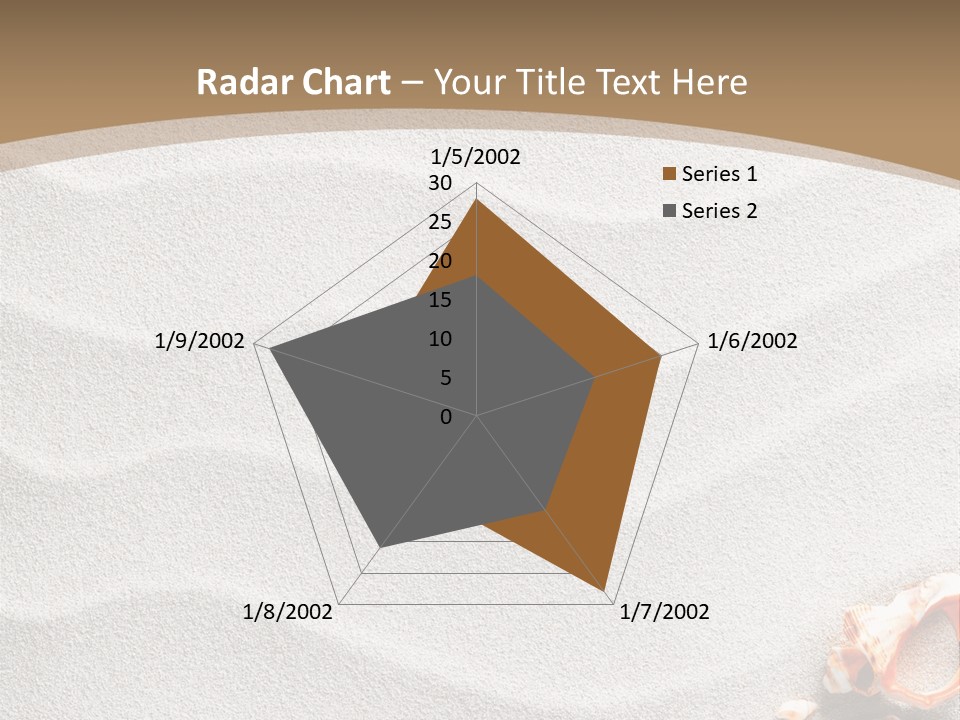 Warm Frame Shore PowerPoint Template